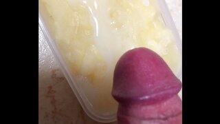 18+ Japanese Solo Boy 18+ Masturbates and Cums Hard in Shaved Blowjob Scene