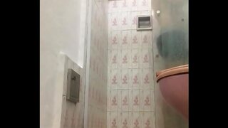18+ Straight Guy Enjoys Sensual Bath and Hot Solo Masturbation