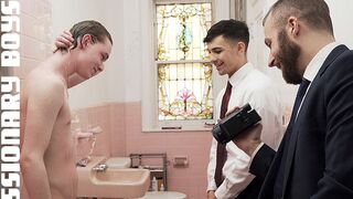Elders Packer and Rim Bang Missionary Boys 18+ in the Bathroom
