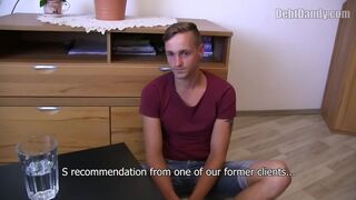 Prague Hottie Gets Poundingly Fucked in the Ass by Debt Dandy