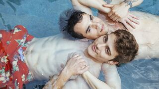 Blake Mitchell & Levi Karter – Intense Poolside Anal Action