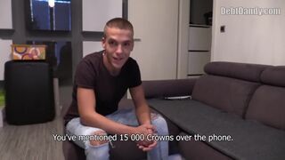Broke Teen 18+ Cums Hard with Cock in Ass for Debt Relief