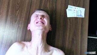 Skinny Boy 18+ Begging for Hot Cum After Intense POV Anal Action