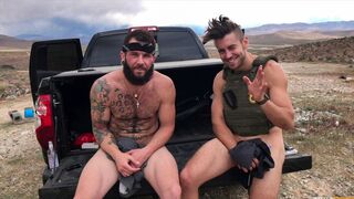Gun-Loving Neighbors Dante and Johnny OutdoorFuck Fest