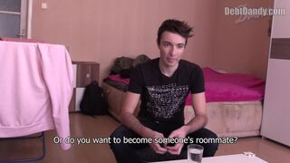 Trendy Twink Gets Fucked Hard and Facial’d by Debt Dandy