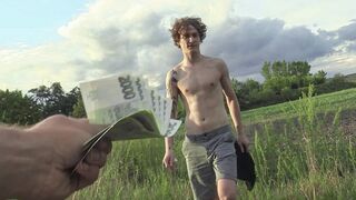 Curly-Haired Czech Hottie Gets Fucked Wild in the Field
