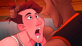 Basketball Stars Take Turns in Steamy Gay Sex Adventure – Yaoi Hentai