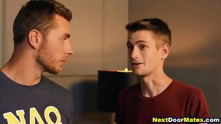Frat Step Bro Spanks and fucks Submissive 18+ College Boy 18+