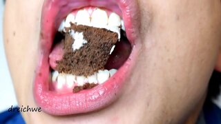 Two Hunks Enjoy Tasty Black Cupcakes in Steamy Gay Food Fetish Fun