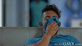 Adrian Hart Catches Whiff of Zeno Rey’s Undies Before Hot Gay Blowjob