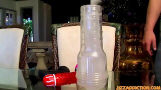 Micah Andrews Enjoying Solo Dildo and Fleshlight Fun in Naughtiest Gay Masturbation Scene