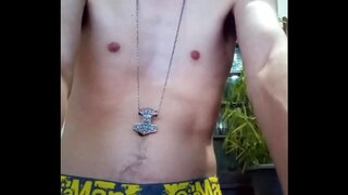 Horny Skinny Amateur Gets Hard in IntenseGay Lust Session