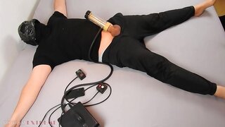 Venus 2000 Machine Edges Him Before Sucking Dry for Intense Hands-Free Orgasm