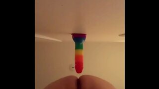 Chubby Teen 18+ Enjoying Intense Solo Anal Fun With Dildo