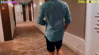 Hot Executive Model Enjoys Nipple Worship and Pleasure in Luxury Hotel