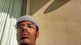Hotel Balcony Jerk Off: Public Gay Masturbation With stunning Views