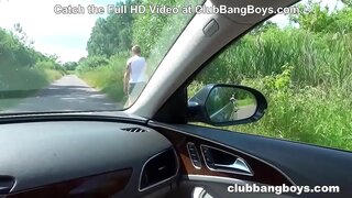 Outdoor Public Cum Session With Muscular Twink 18+ and Finger Play