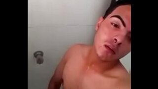Mark Perry Enjoying Steamy Shower with Hairy 18+ Twink in Amateur Gay Fun