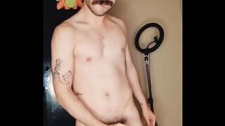 Kinky Chaser Slows Down for Sensual Handjob with Hairy Gay Man