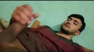 Argentine Futbolista Masturbates to Juicy Big Cock Nudes During Downtime