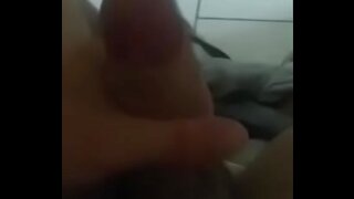 Belgian Straight Guy Jerks Off for Curious Gay Friend in Naughty Scene