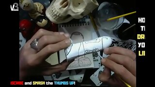 Artist Transforms Dildo into Artistic Masterpiece in Hot Big Dick Toy Play