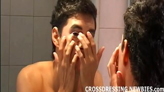 Dress-Up Sissy Twink 18+ Enjoys Hot Anal and Blowjob Fetish Fun