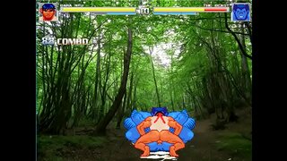 Ryu Fucks The Beast in Intense Mugen Yaoi Sex Scene