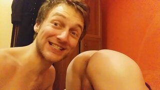 Blonde Tops Lick Bubble Ass in Amateur Gay Porn Scene