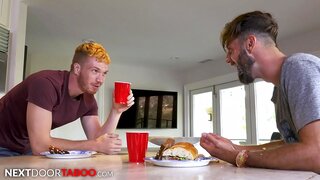 Stepbrother's Deepthroat Fantasy – Sucking Dick to Get Him Gone