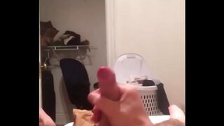 Intense Gay Masturbation Ends With Big Cumshot For Friend