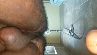 NastyBig Fucks Hard With Black Dildo in Big-Ass Action
