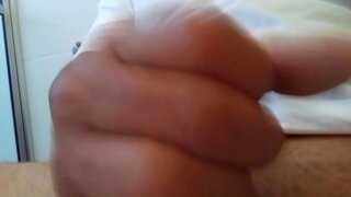 Horny Pornstar Masturbates in Voyeur Gay Fantasy Scene
