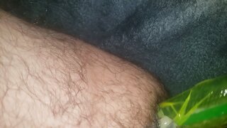 Hairy Gay Amateur Goes Wild With Massive Dildo in Homemade Anal Fun