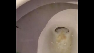Cum Drips from My Ass During Steamy Bathroom Solo Session