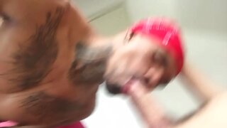 Sucking the Landlord’s Stepson in a Steamy 1-on-1Gay Blowjob Scene