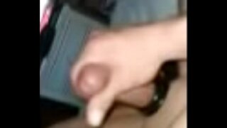Guy Masturbates to Big Cock Fantasies in Explosive Solo Cumshot Session