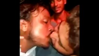 Non-Stop Passion – Indian Guys Lock Lips in Intense Kissing Session