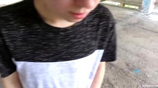 Czech Guy Desperate for Cash Gets POV Raw Fucked by Muscular Stud