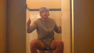 Logan Paul Takes On Big Dick Action in Hot BathroomGay Scene