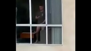 Amateur Gay Neighbor Enjoying Big Cock Action with Hot Cumshot Finale