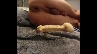 Sissy Toyed to Anal Orgasm in Hot Gay Amateur DP Action