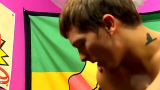 Hot Gay Threesome Invite – Anal and Blowjob Action