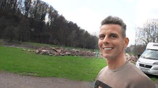 Rugged Outdoor Sex with a Hunky Stud - XXXGay