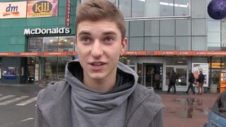 Spread-Legged Czech Stud Gets Pounded Raw - XXX Gay Action