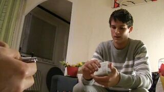 Humiliated Twink Enjoying Hardcore Debt Dandy POV Action