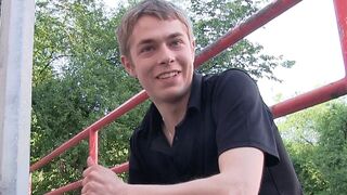 Amateur Twink with Bubble Butt Takes Facial Ejaculations XXXGay