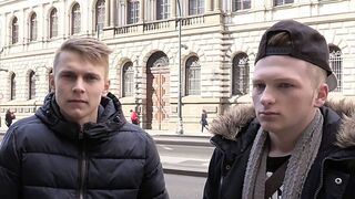 POV – Two Euro Twinks Worship My Dick - HotGayXXX
