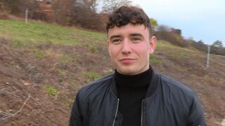 Curly-Haired Amateur Gets Fucked Hard in Car - HotGayXXX