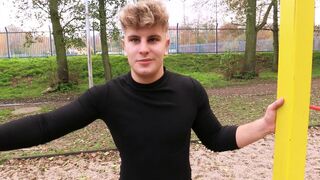 Blonde Hottie Gets Fucked Anally in POV – Hot XXXGay Action